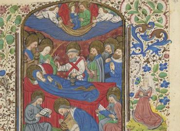 Dormition from a Book of Hours